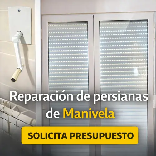 persianas de manivela